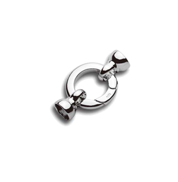 Sterling Silver Clasp, 17mm — C1219SS
