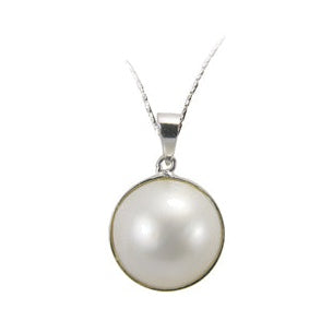 14ct Mabe Pearl Pendant, 10mm or 12mm — PM2017