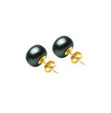 9ct Freshwater Button Stud