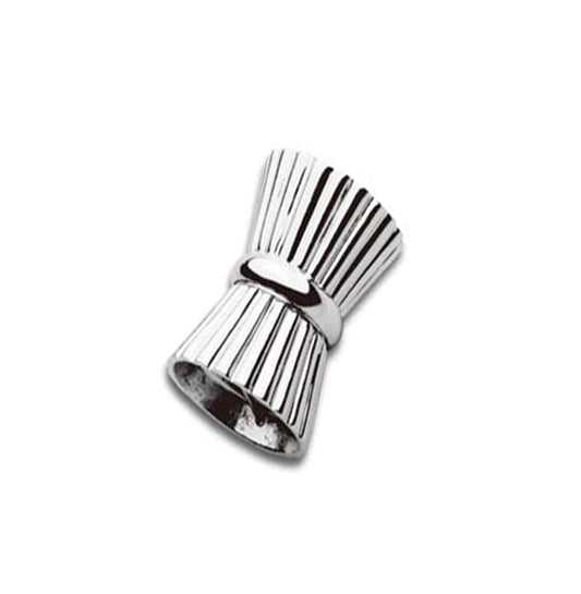 Sterling Silver Clasp, 17x22mm — C1201SS