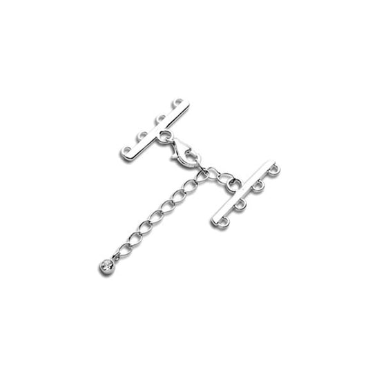 Sterling Silver Clasp, 25mm — C1202SS/4