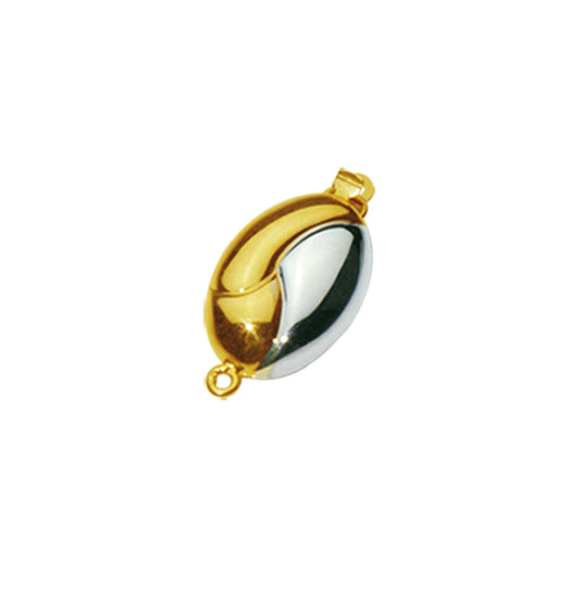 14ct Two-Tone Gold Clasp, 10x20mm — C17447T4