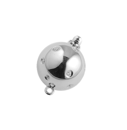 18ct White Gold Polished Clasp — CA106W8