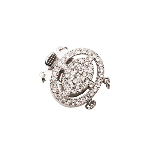 Sterling Silver Clasp, 16x20mm — CP1417SS/2