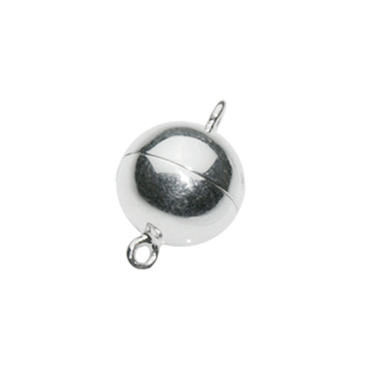 Magnetic Silver Ball Clasp