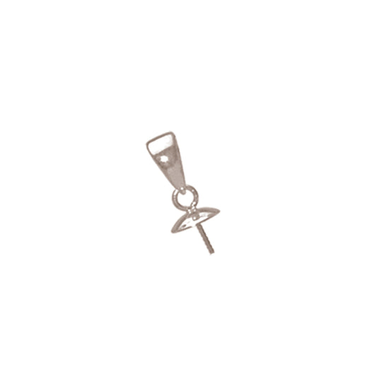 Pendant Bail Finding, 3mm Cup — P02S