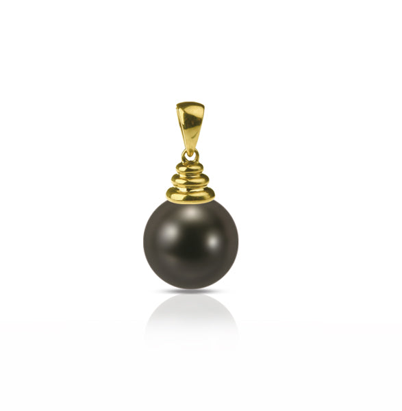 9ct Drop Pearl Pendant, 10.5–11mm — P03