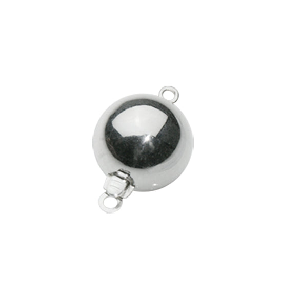 Silver Polish Ball Clasp